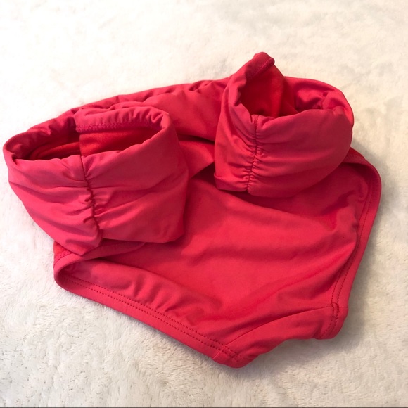 🎁Bundle 4 Free! Old Navy Pink Fold Over Waist Bikini Bottoms Size Small - Picture 5 of 10